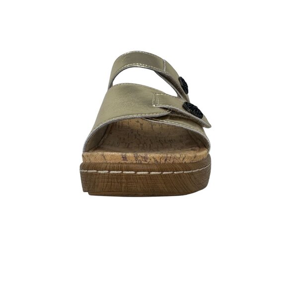 Alegria Style Krystal Style Sandals Womens 9.5 - 10 EU40 Gold Champagne - Picture 9 of 16